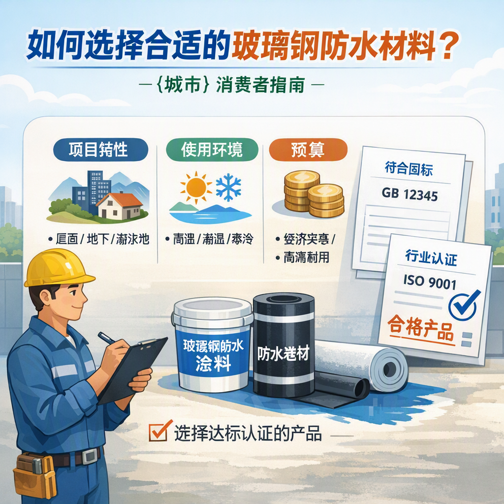 如何判定玻璃钢防水材料的合格标准？ 白山 消费者指南