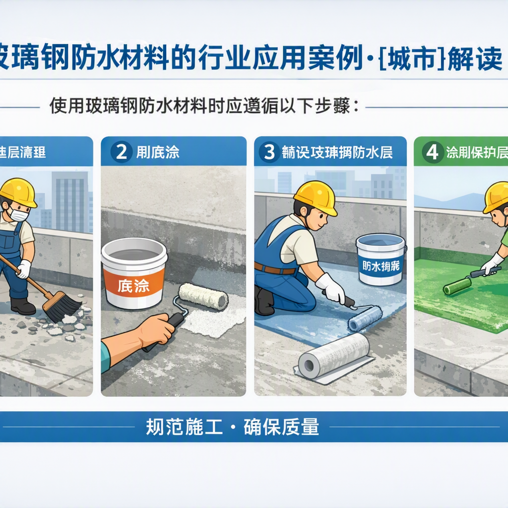 玻璃钢防水材料的行业应用案例，白山解读