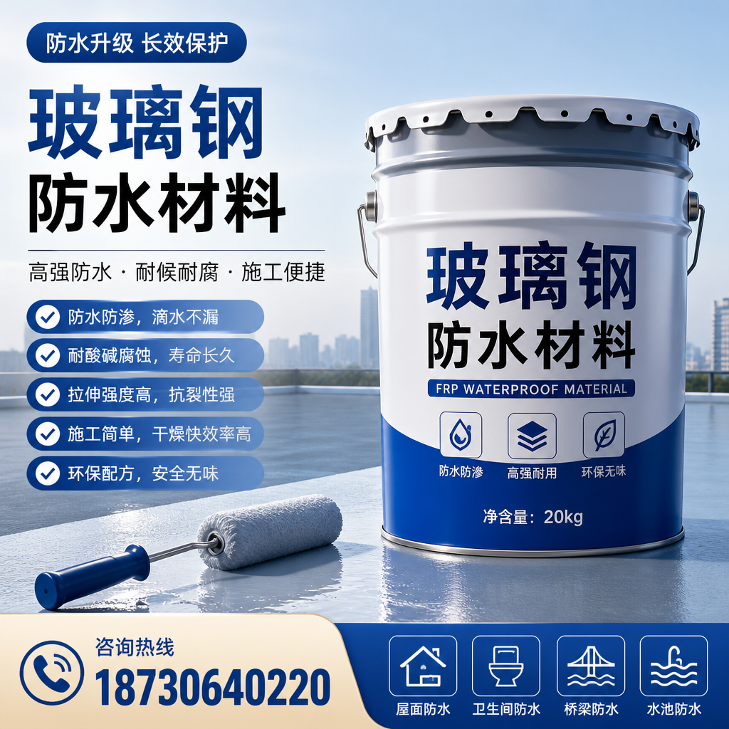 专家解析：玻璃钢防水材料的市场前景分析在 白山